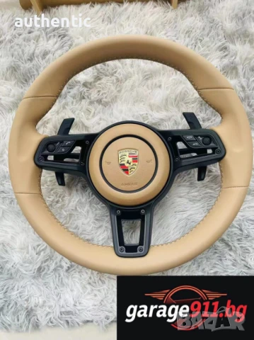 Кожен Волан Порше Porsche GT3 911 Cayenne Cayman Panamera Carrera Boxter 991 997, снимка 6 - Части - 46740256