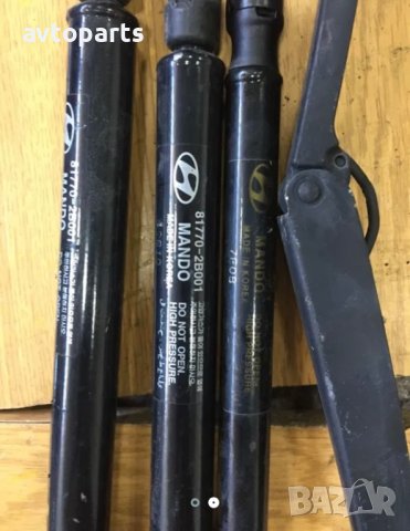 HyundaiSanta fe 2007година амортисьори пр.и зад. капак рамене предни чистачки, снимка 2 - Части - 40445868