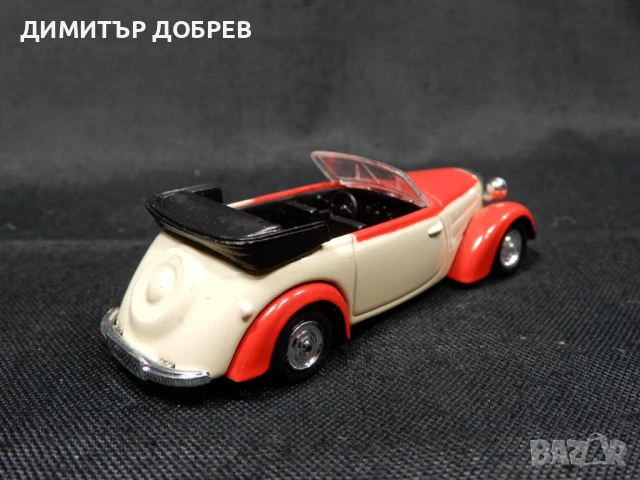 1/64 РЕТРО МЕТАЛНА КОЛИЧКА IFA F8 CABRIO GRELL 8, снимка 4 - Колекции - 50506370
