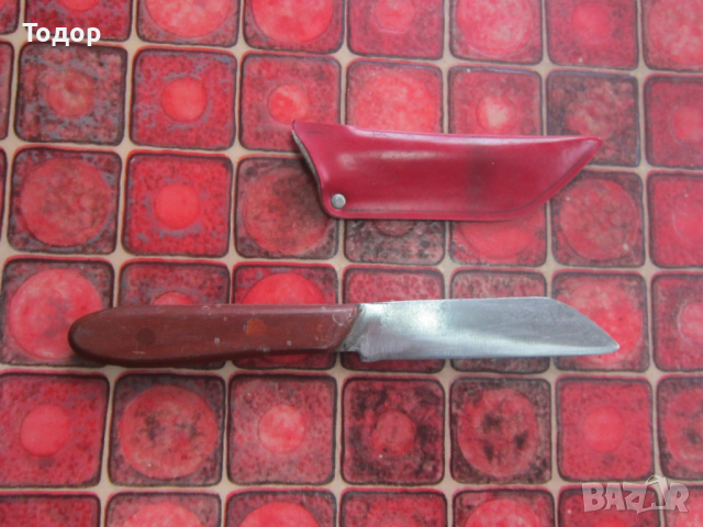 Немски касапски нож в кания , снимка 2 - Ножове - 36516065