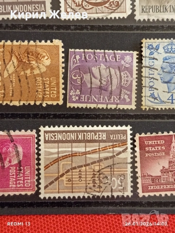 Стари пощенски марки от цял свят смесени МАРИКО, АМЕРИКА, ИНДОНЕЗИЯ за КОЛЕКЦИЯ 52011, снимка 8 - Филателия - 53231006