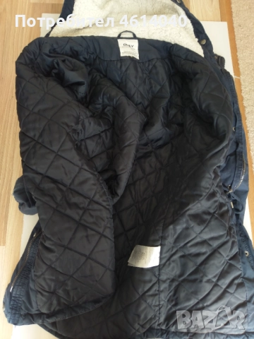 Яке с качулка ватирано топло размер М, снимка 2 - Якета - 52837617