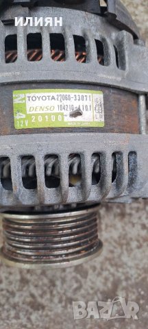 Алтернатор Toyota Corolla  2706033071 ,1042104101, снимка 2 - Части - 41418938