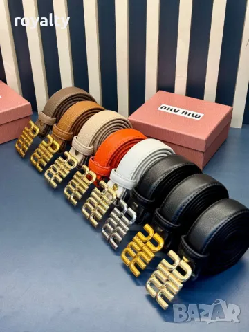 Miu Miu естествена кожа дамски колани 