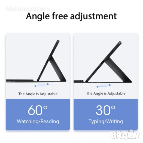 DUX DUCIS кожен калъф с Bluetooth клавиатура и тъчпад за iPad Pro 11 2024, снимка 4 - Калъфи, кейсове - 53166321