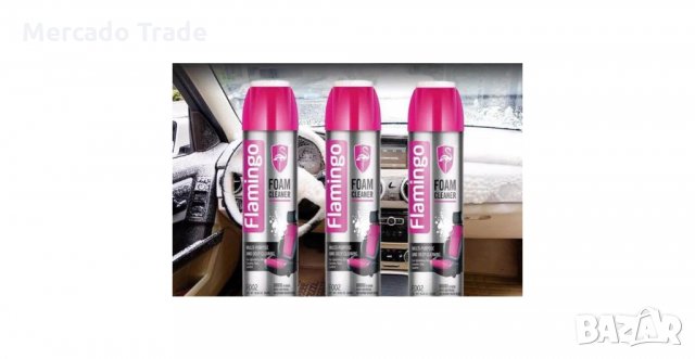 Спрей пяна, За текстилни и велурени автосалони, 650мл, снимка 2 - Аксесоари и консумативи - 35792485