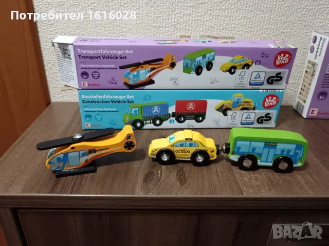 Дървени Домино,Превозни средства,Строителни машини., снимка 2 - Образователни игри - 48482672