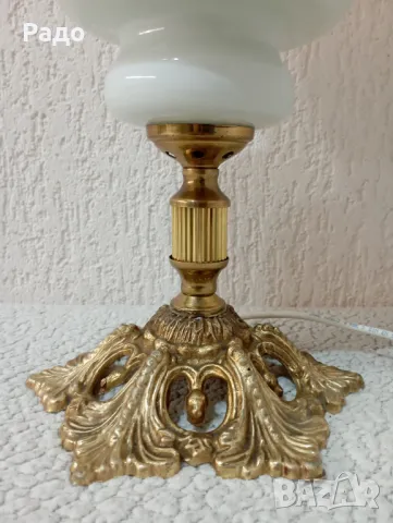 Комплект от две големи старинни лампи - лампа, снимка 3 - Антикварни и старинни предмети - 47811783