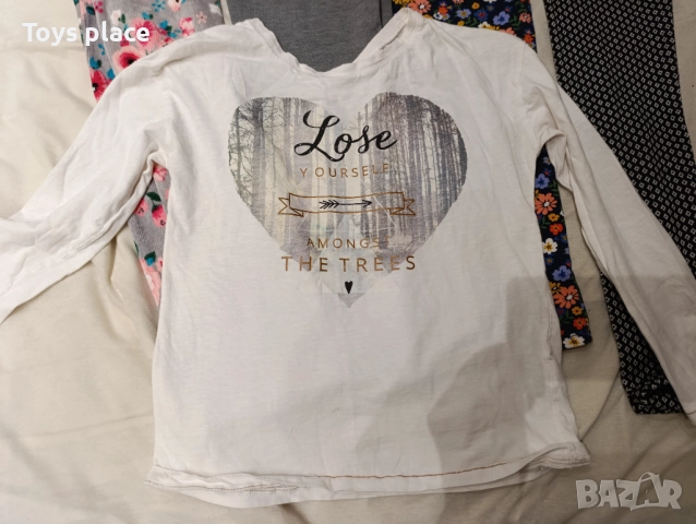 Лот 140-146-152 6 части Клин, панталон, джинси, блузка, снимка 4 - Детски комплекти - 52342983