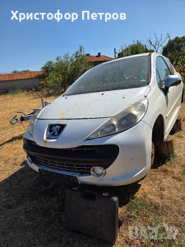 оборудвана предна броня от Peugeot 207 rc, снимка 2 - Части - 55746349