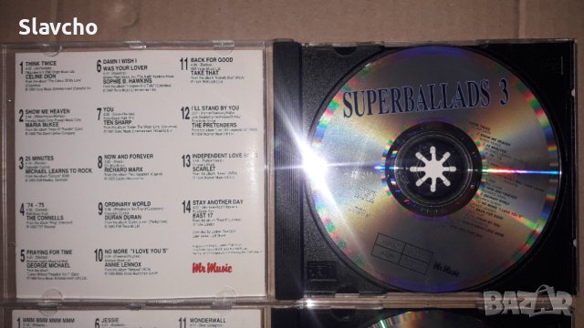Компакт дискове на Mr.Music/ SUPERBALLADS 3/4 - 1994/95, снимка 2 - CD дискове - 44463733