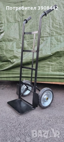 Ръчна транспортна количка с бандажни колела