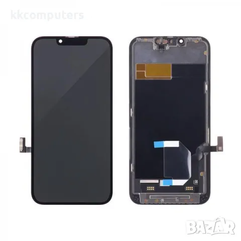 KBS OLED Съвместим LCD Дисплей за iPhone 13 6.1 + Тъч скрийн / Черен / Баркод : 483739, снимка 1 - Резервни части за телефони - 48044561