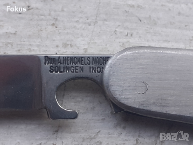 Старо джобно ножче Henckels Solingen, снимка 2 - Антикварни и старинни предмети - 44516858