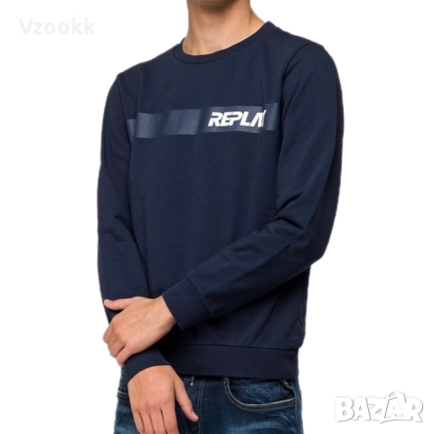 Мъжка блуза Replay Regular Fit | L размер, снимка 2 - Блузи - 52871546
