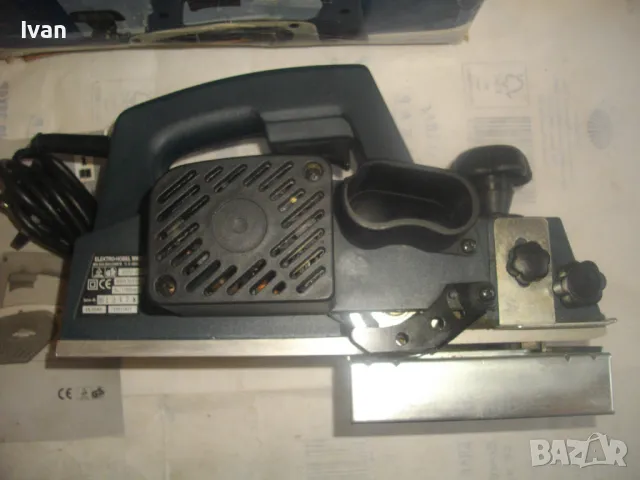 НОВО НЕМСКО ОРИГИНАЛНО 2003г. ГОЛЯМО ЕЛЕКТРИЧЕСКО РЕНДЕ С НОЖОВЕ 82мм KING CRAFT СТРУЖУВАНЕ 3мм, снимка 13 - Други инструменти - 48914950