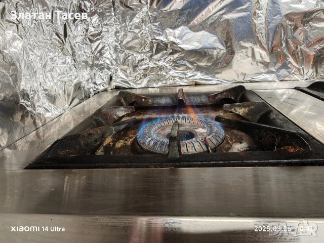 Троен газов котлон за големи съдове, снимка 3 - Обзавеждане за заведение - 53439973