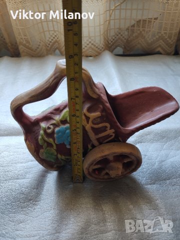 Керамична поставка за бутилка, снимка 3 - Статуетки - 41876237