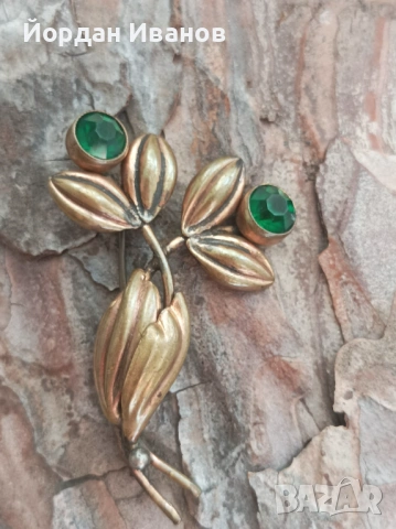 Старинна колекционерска брошка 