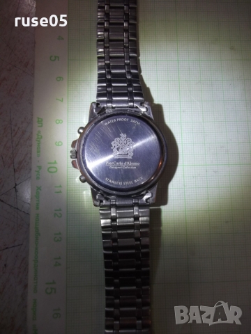 Часовник за ръка - кварцов - хронограф - работещ, снимка 8 - Мъжки - 7661976