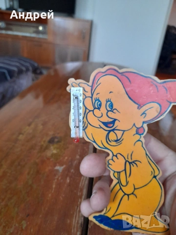 Стар стаен термометър Джудже, снимка 3 - Други ценни предмети - 53685742