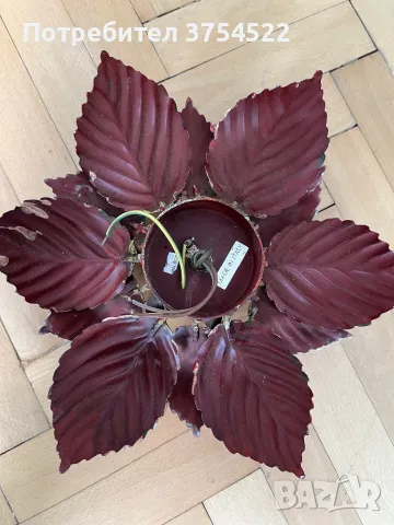 Италиянска лампа във формата на цвете, снимка 5 - Лампи за таван - 49616937