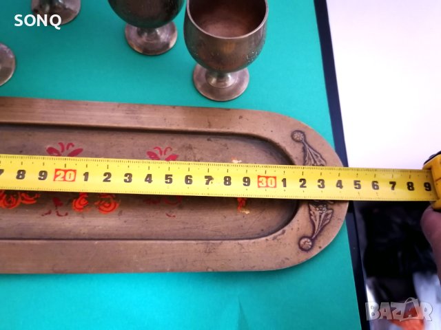 Страхотен Стар Бронзов Сервиз, снимка 13 - Антикварни и старинни предмети - 41336132