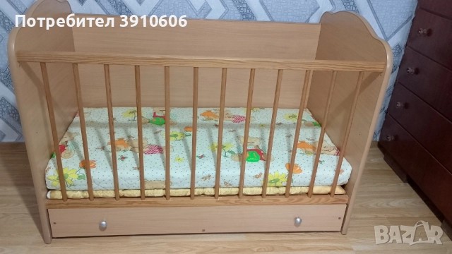 Детска кошара с матрак 