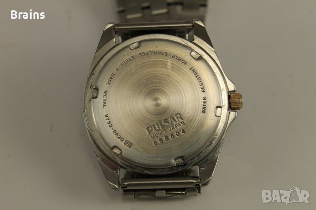 1980's Японски Мъжки Стоманен Часовник PULSAR By SEIKO, снимка 7 - Антикварни и старинни предмети - 40273372
