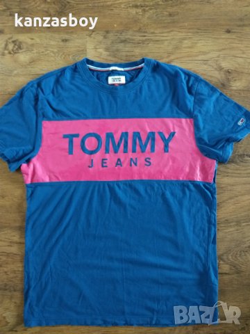 tommy hilfiger - страхотна мъжка тениска, снимка 3 - Тениски - 35962531