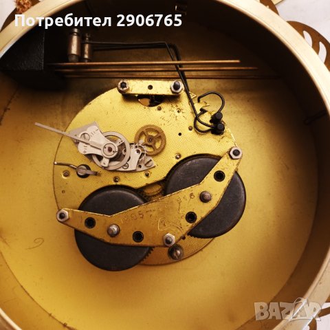 Стенен часовник FM Sonneberg работещ, снимка 3 - Антикварни и старинни предмети - 42522045