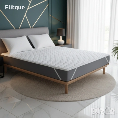 Водоустойчив протектор за матрак — 100% защита, памук, снимка 7 - Фолия, протектори - 53556959