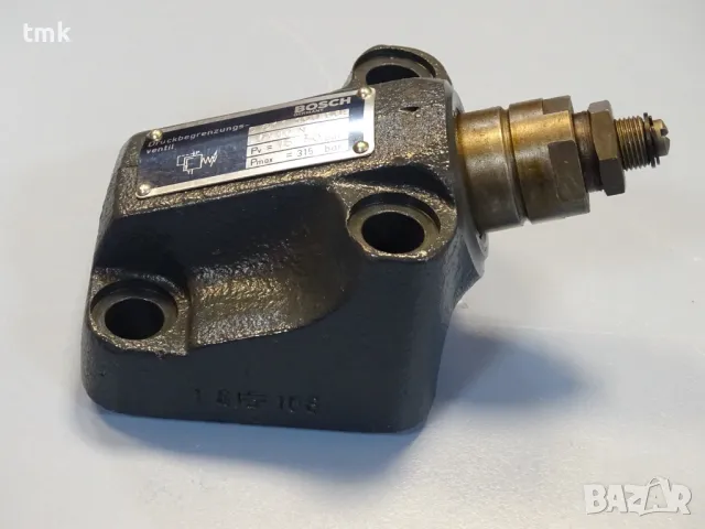 Хидравличен клапан Bosch 0811100008 hidraulic valve Pmax-315Bar, снимка 2 - Резервни части за машини - 49771671