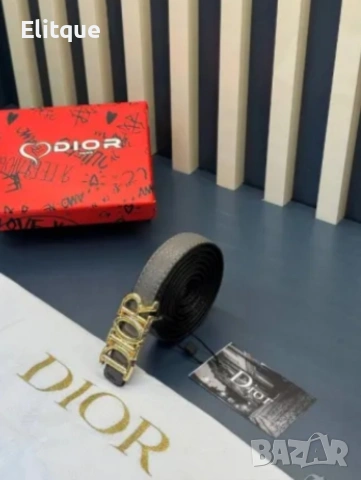 колани от естествена кожа в кутия Christian Dior , снимка 2 - Колани - 53587473