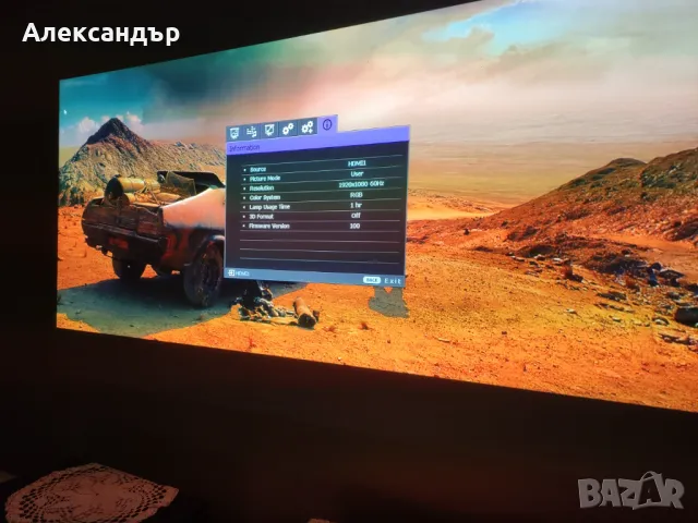 Full HD DLP Проектор BENQ TH683, снимка 5 - Плейъри, домашно кино, прожектори - 49938803