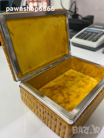 Кутия за бижута от алабастър , снимка 3 - Антикварни и старинни предмети - 53423561