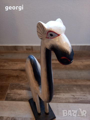 статуетка камила дърворезба , снимка 3 - Декорация за дома - 44648643