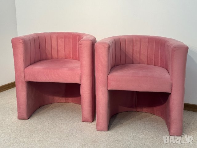 Розови плюшени фотьойлчета изработени по поръчка , снимка 5 - Дивани и мека мебел - 44281921
