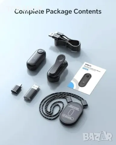 Нова Компактна Мини камера за тяло 2K, 64GB, 120 минути, магнит и щипка, снимка 7 - Камери - 49266555