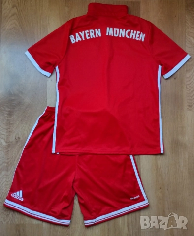 Bayern Munchen / Adidas - футболен екип на Bayern Munich , Байерн Мюнхен, снимка 2 - Детски тениски и потници - 51895767