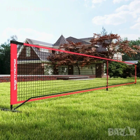 Комплект за пикълбол SPORTNOW с мрежа, стойка, топки, снимка 3 - Други спортове - 53716676