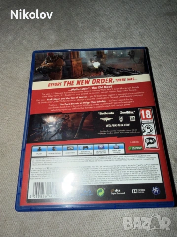 Wolfenstein The Old Blood PS4 (Съвместима с PS5), снимка 3 - Игри за PlayStation - 53618682