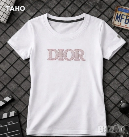 Дамска памучна тениска 'DIOR'