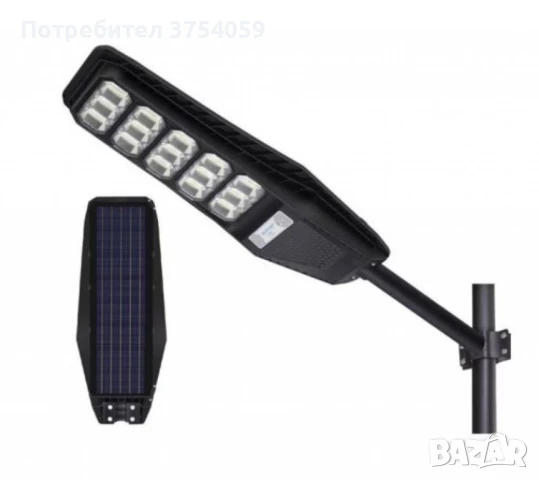 Соларна лампа с дистанционно управление – 100W/200W/300W, студено бяла светлина 6400K, снимка 3 - Друга електроника - 50676280