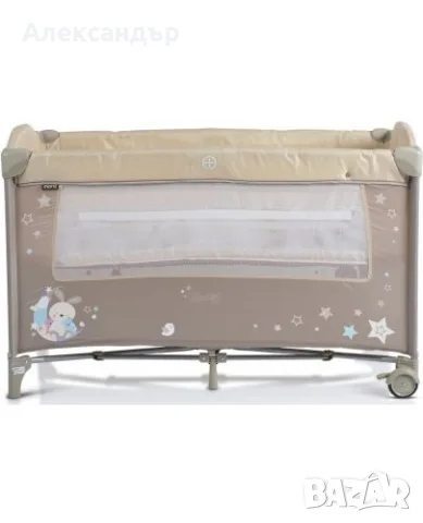 Сгъваема кошара с повивалник Sleepy, снимка 2 - Бебешки легла и матраци - 56373011