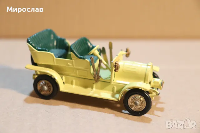 1/43 MATCHBOX SPYKER 1904 КОЛИЧКА РЕТРО МОДЕЛ, снимка 4 - Колекции - 49927307