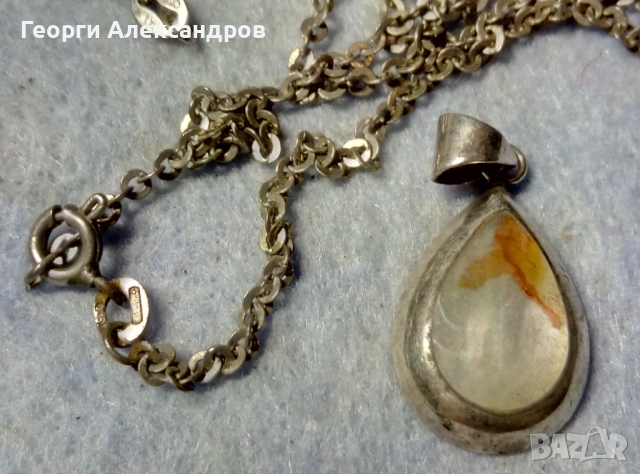 Лот СРЕБЪРНИ БИЖУТА По ДОГОВАРЯНЕ !!! СРЕБРО 925 / На бройка, снимка 9 - Колиета, медальони, синджири - 52870406