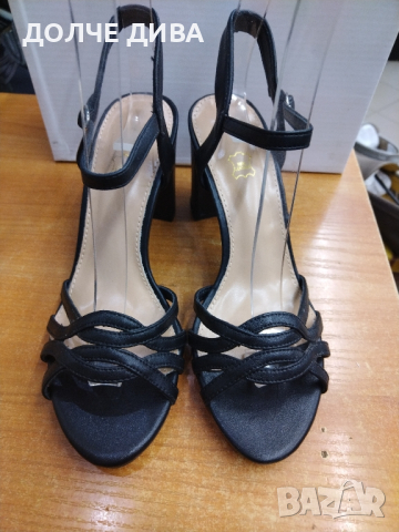 Дамски сандали м. 39 черни , снимка 2 - Сандали - 44515867