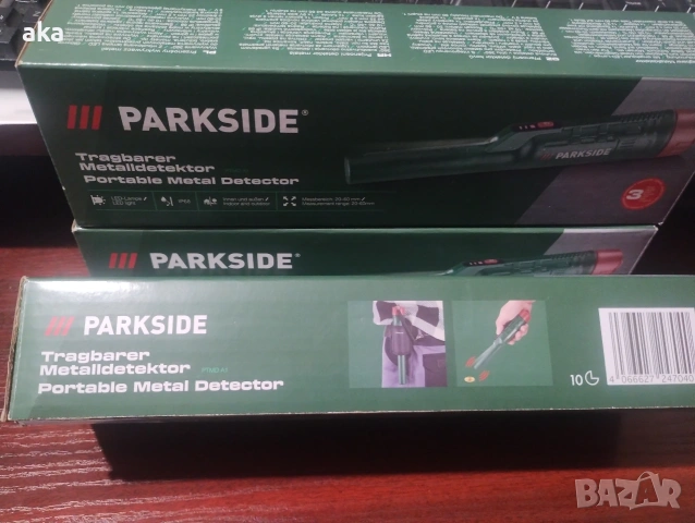 Преносим детектор за метал PARKSIDE водоустойчив пинпойнтер 3г.гаранция, снимка 9 - Друга електроника - 53470429