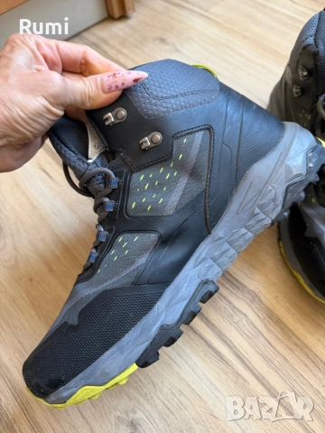Туристически обувки Asgard MID AQX M BLACK NIGHT/GREEN LI ! 44 н, снимка 6 - Маратонки - 51869197